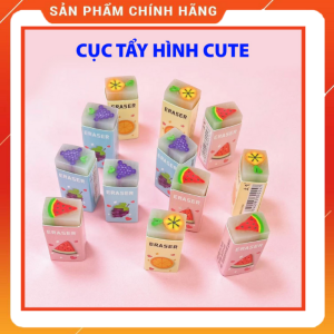 Tẩy bút chì Cute siêu sạch, gôm tẩy bút chì chất lượng cao thiết kế đơn giản tiện dụng